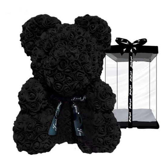 Rose The Black Bear - 25cm
