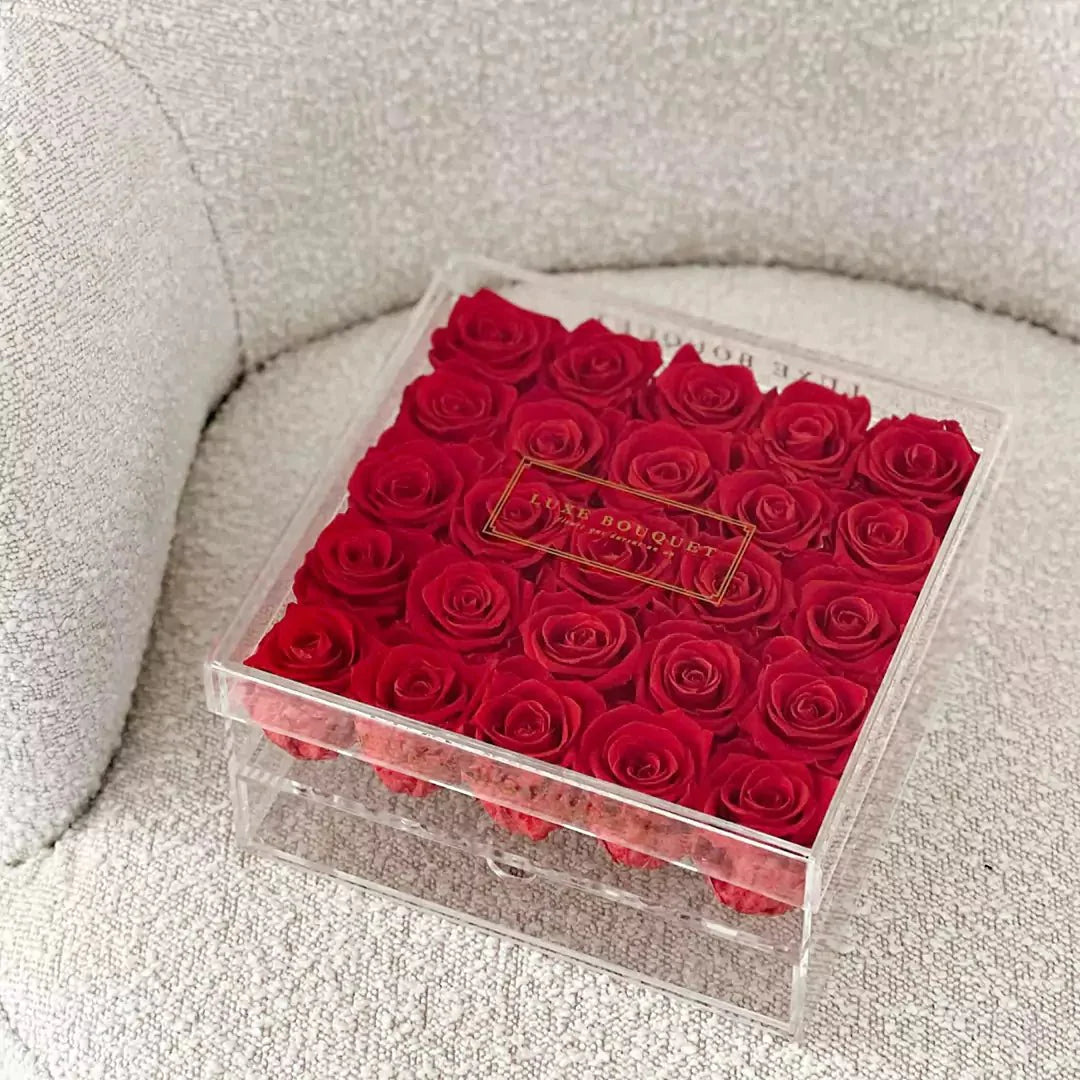 Grand Clear Rose Box