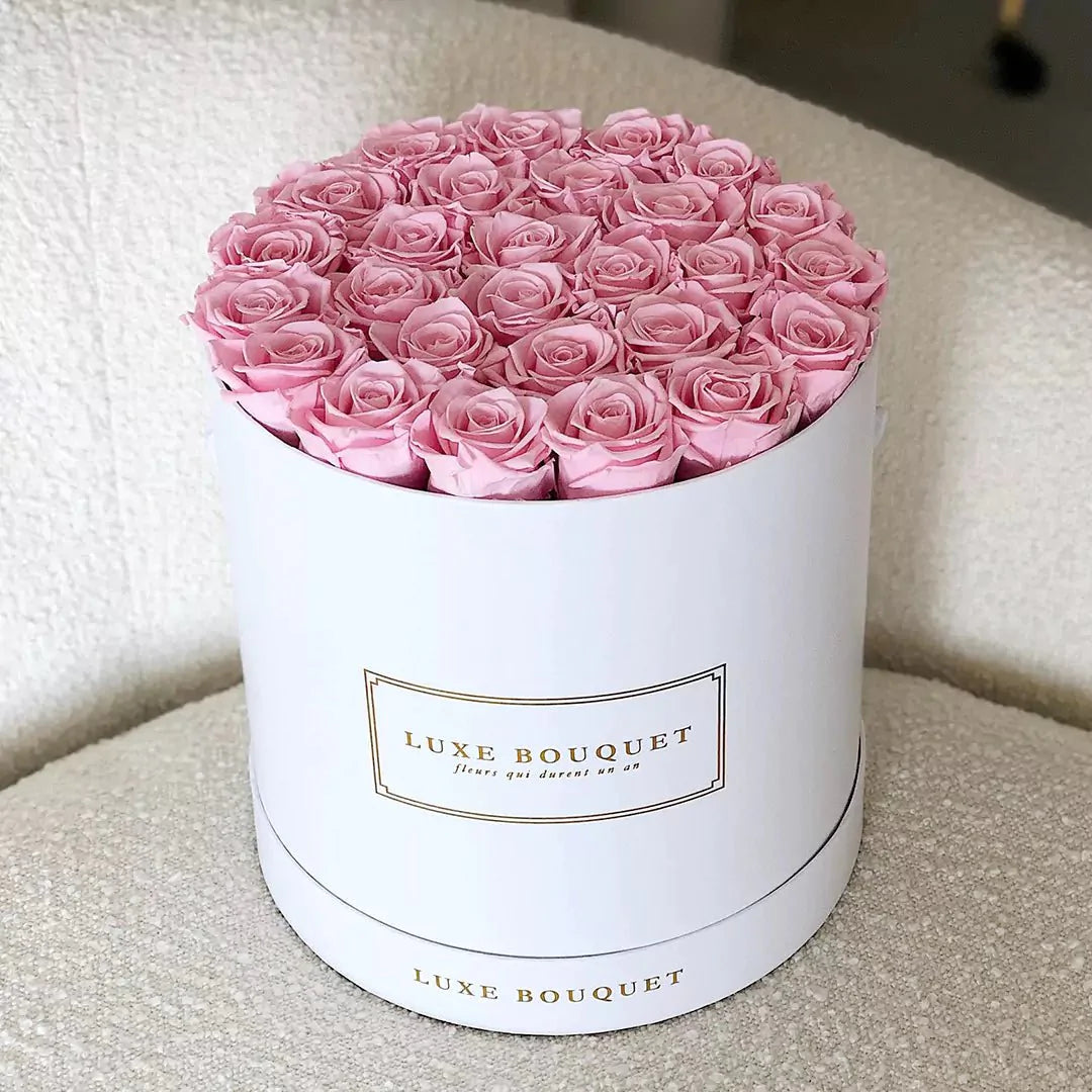 Luxe Range Everlasting rose box - Pink Roses